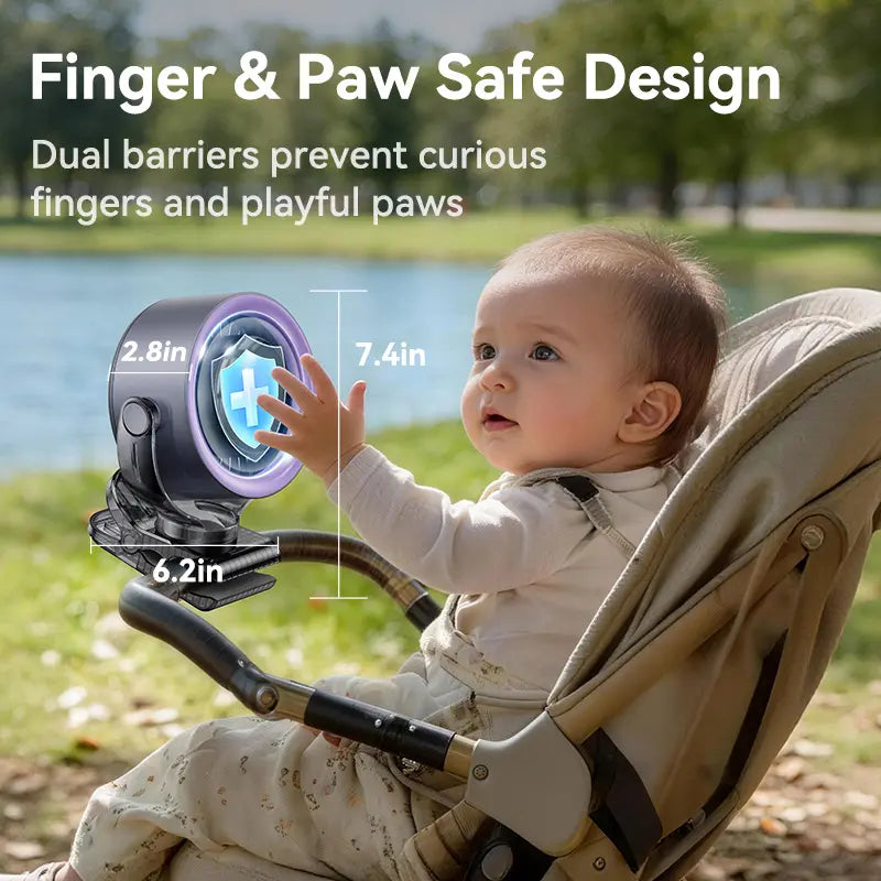 🔥HOT SALE 49% OFF 🔥Smart Portable Fan | Rechargeable Ice Cooling Technology