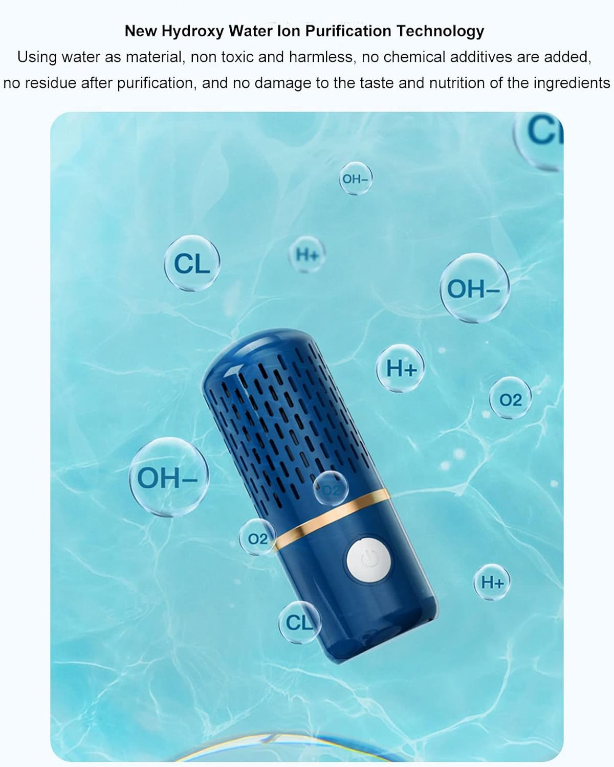 🔥2026 Hot Sale🔥-USB Wireless Food Purifier Washer