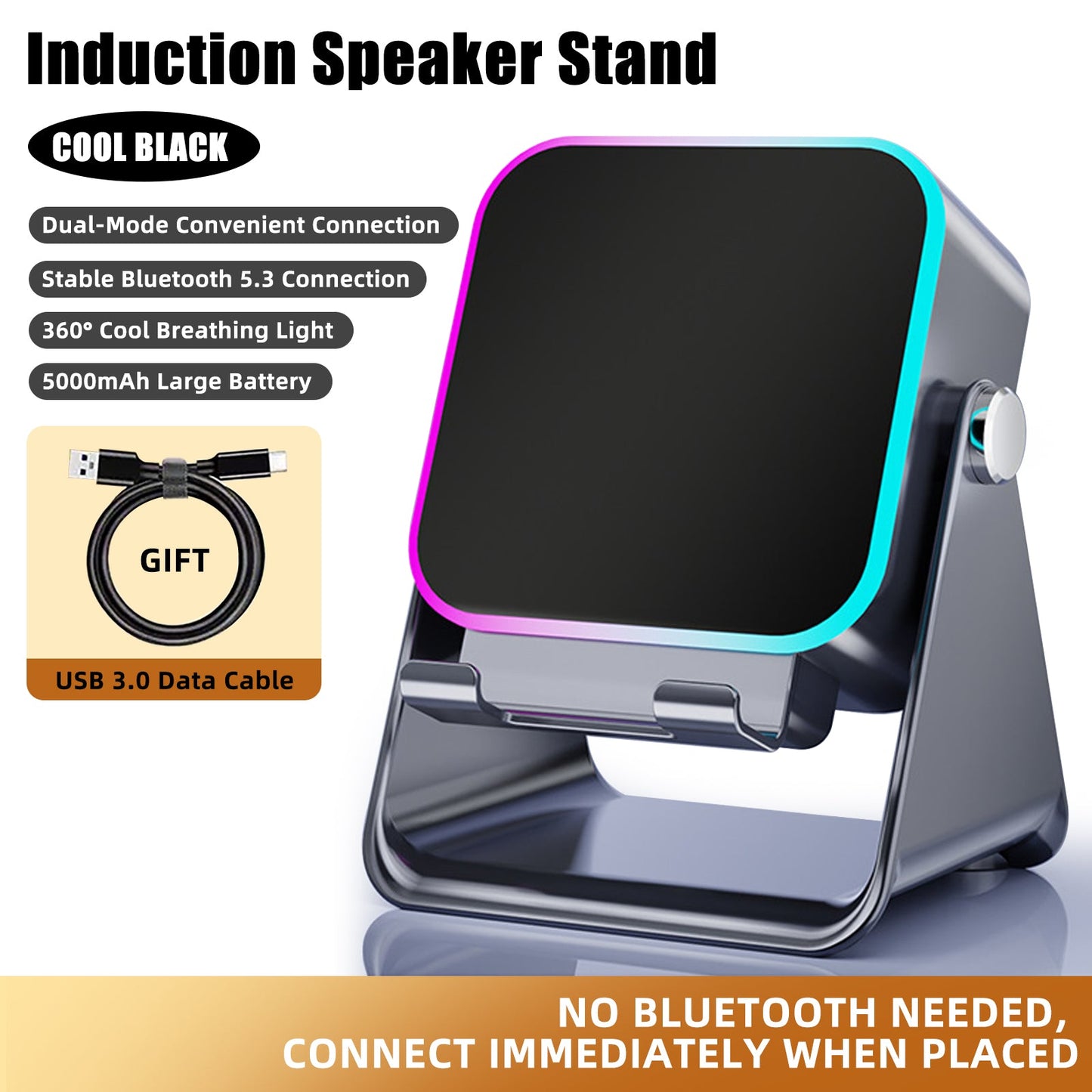 🔥HOT SALE 49% OFF 🔥 5-in-1 Wireless Induction Speaker