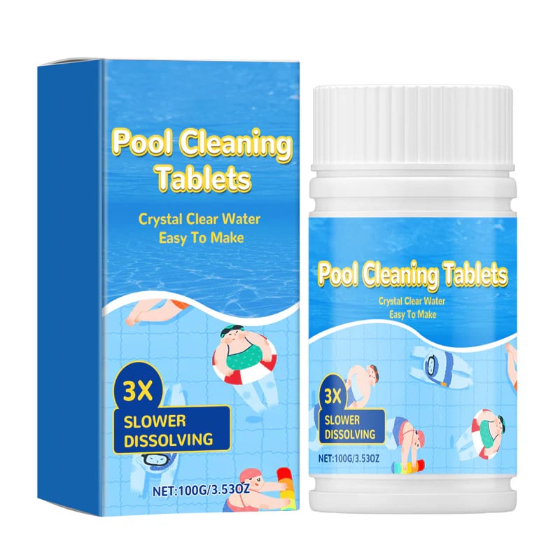 🔥HOT SALE 49% OFF🏊♂️Pool Cleaning Tablets for Crystal Clear Water 💦