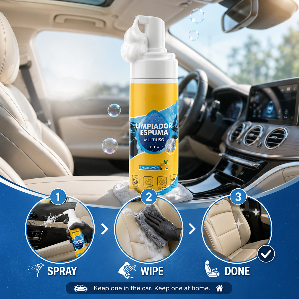 🔥HOT SALE 49% 🔥 Heavy Duty 4 in 1 Multi Enzyme Foam Cleaner Spray