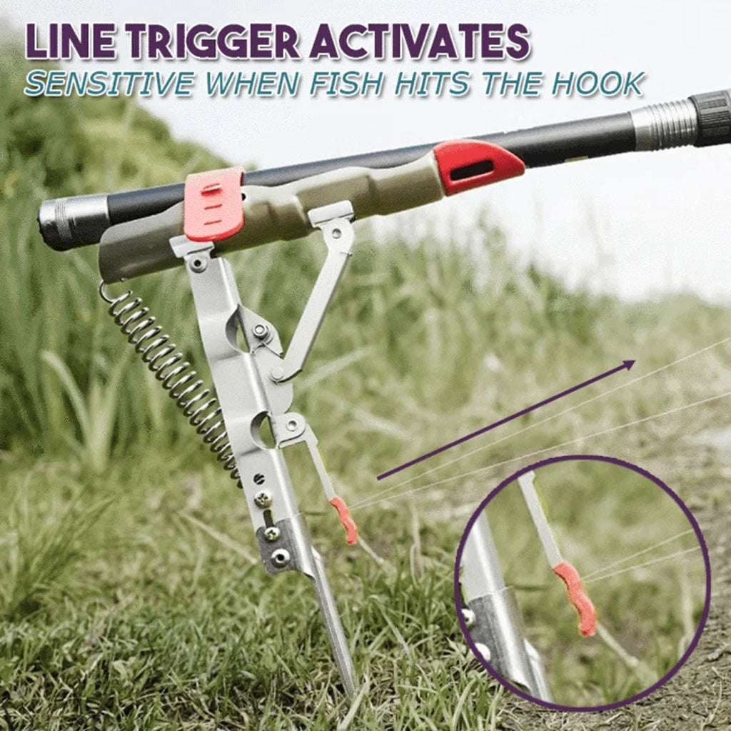 🌷HOT SALE 49% OFF 🐠 Automatic Fishing Rod Holder