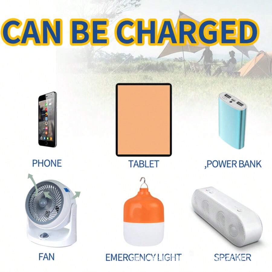 🔥HOT SALE 49% OFF🔥 Solar Power Bank – Portable Charger, Ideal for Camping Trips