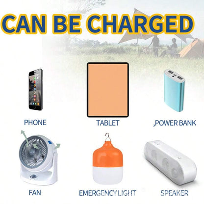 🔥HOT SALE 49% OFF🔥 Solar Power Bank – Portable Charger, Ideal for Camping Trips