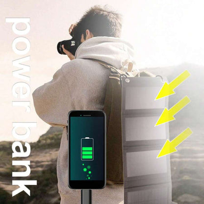 🔥HOT SALE 49% OFF🔥 Solar Power Bank – Portable Charger, Ideal for Camping Trips