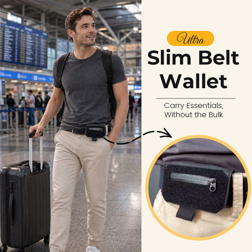 🔥HOT SALE 49% OFF🔥Slim Belt Wallet — Zero Bulk For Your Everyday Carry