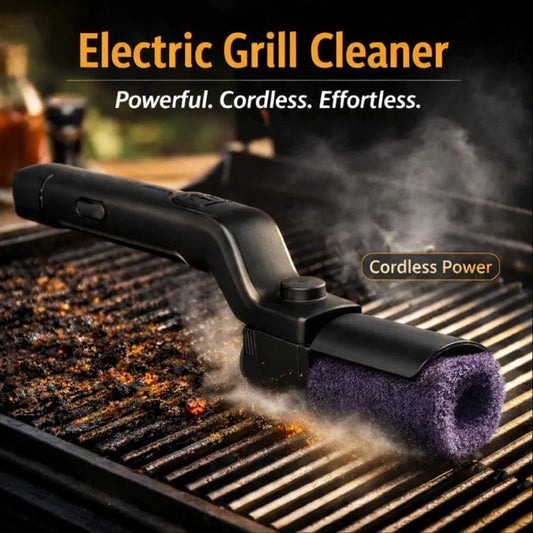 🔥 49% OFF NOW! 🍖 Cordless Electric BBQ Brush Cleaner – Deep Cleaning