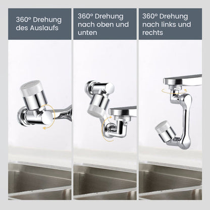 TwistTap™ - 1080-degree rotatable extension tap