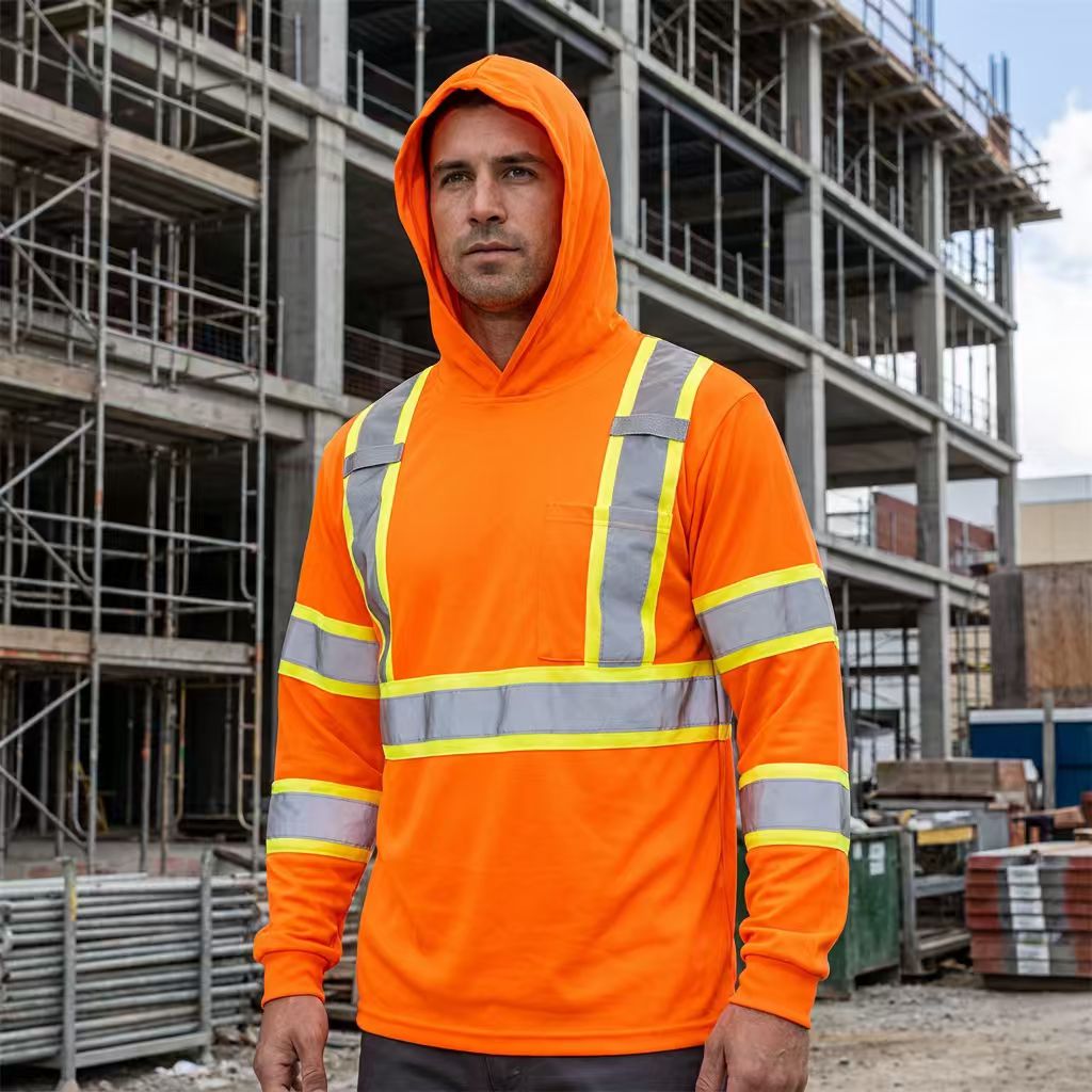🔥Hot Sale 49% off🌟High Visibility Hoodie Long Sleeve Safety Shirt,Available in Various Packs and Sizes