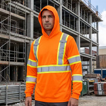 🔥Hot Sale 49% off🌟High Visibility Hoodie Long Sleeve Safety Shirt,Available in Various Packs and Sizes