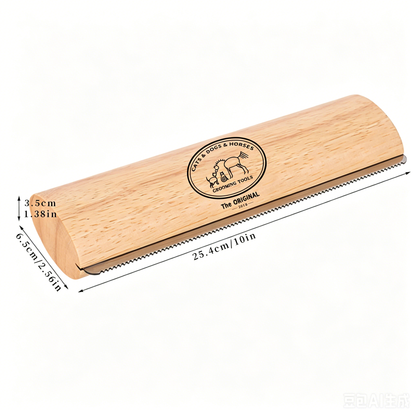 Original Deshedding Grooming Tool for Dogs, Cats & Horses  - Painlessly Remove 95% of Loose, USA Made