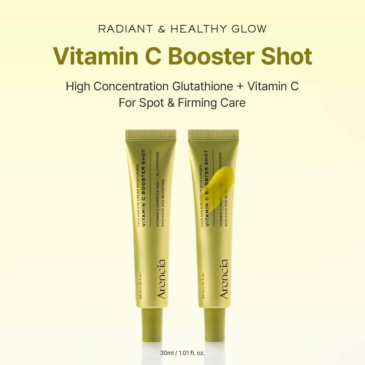 💥Black Friday Sale: Up to 49% Off 🔥Arencia Vitamin C Booster Serum with Glutathione, Niacinamide and Vitamin E for Glow Skin 1.01 fl oz