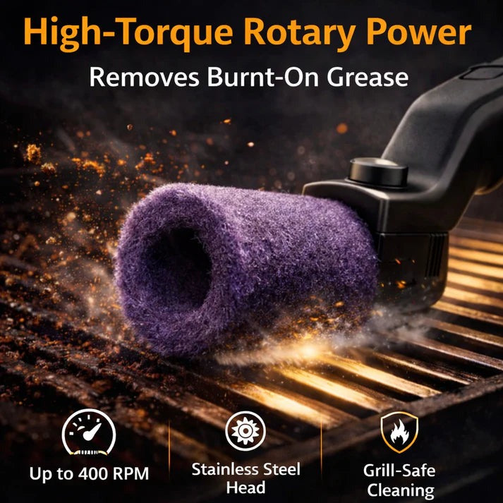 🔥 49% OFF NOW! 🍖 Cordless Electric BBQ Brush Cleaner – Deep Cleaning