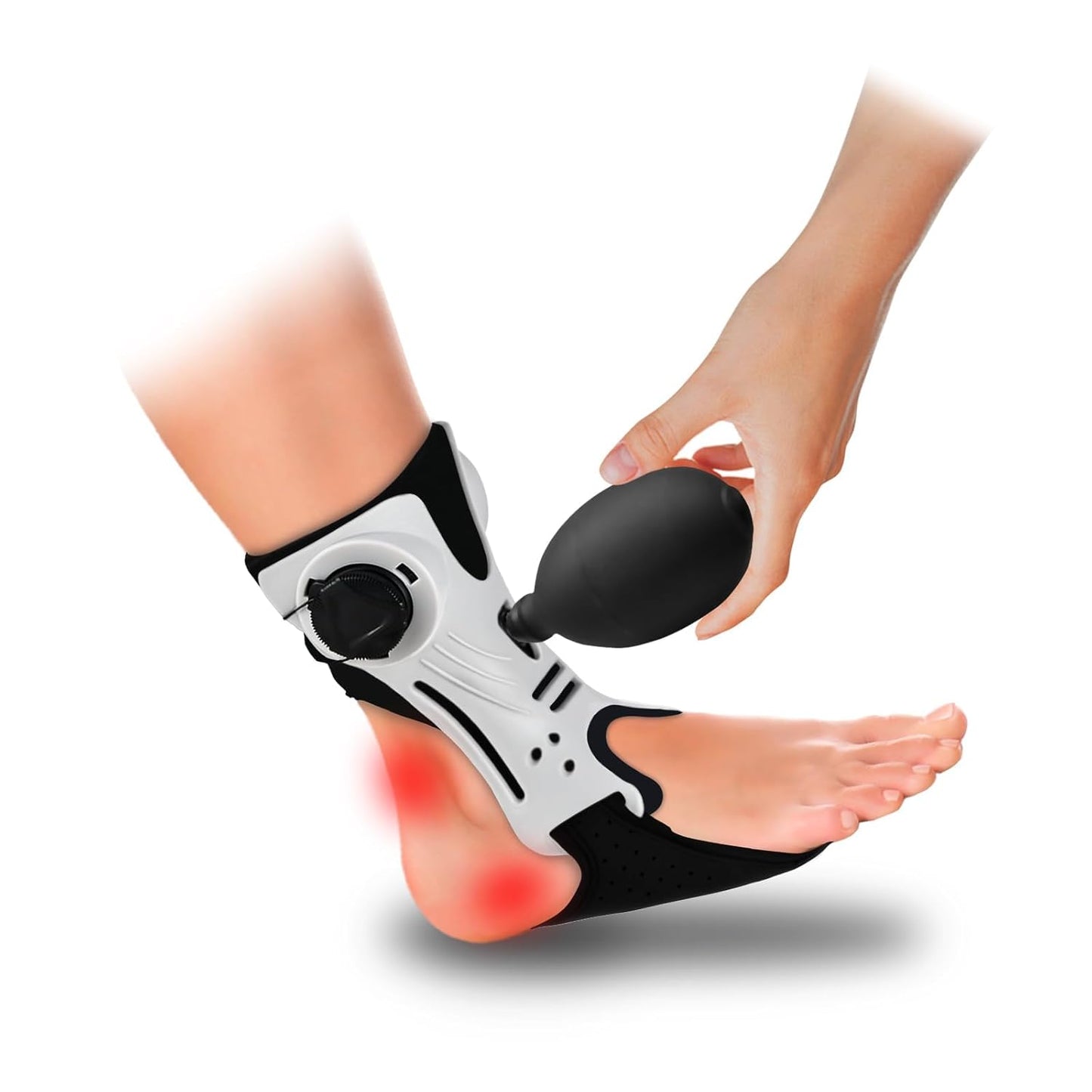 🔥HOT SALE 49% OFF 🔥 Drop Foot Brace Orthosis Foot Up Ankle Foot Orthosis Support with Inflatable Airbag for Sprains, Tendonitis, Sprained Ankle, Foot Training Equipment