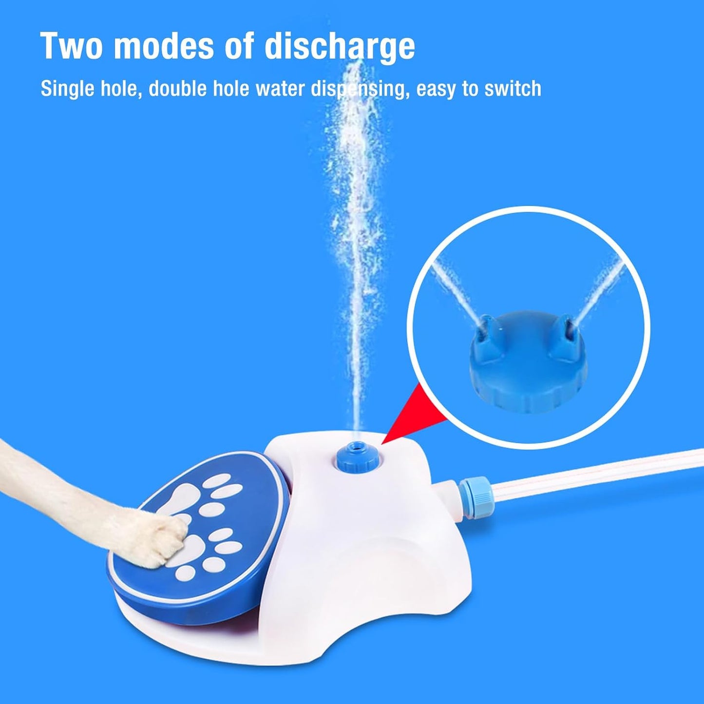 🔥HOT SALE 49% OFF 🔥Outdoor Dog Water Fountain Toy – Interactive Water Fountain with Hose