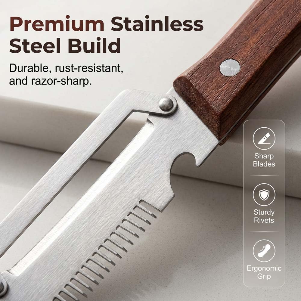 🔥 LAST DAY – BUY 2 GET 1 FREE 🔥 Multifunctional vegetable peeler for the kitchen