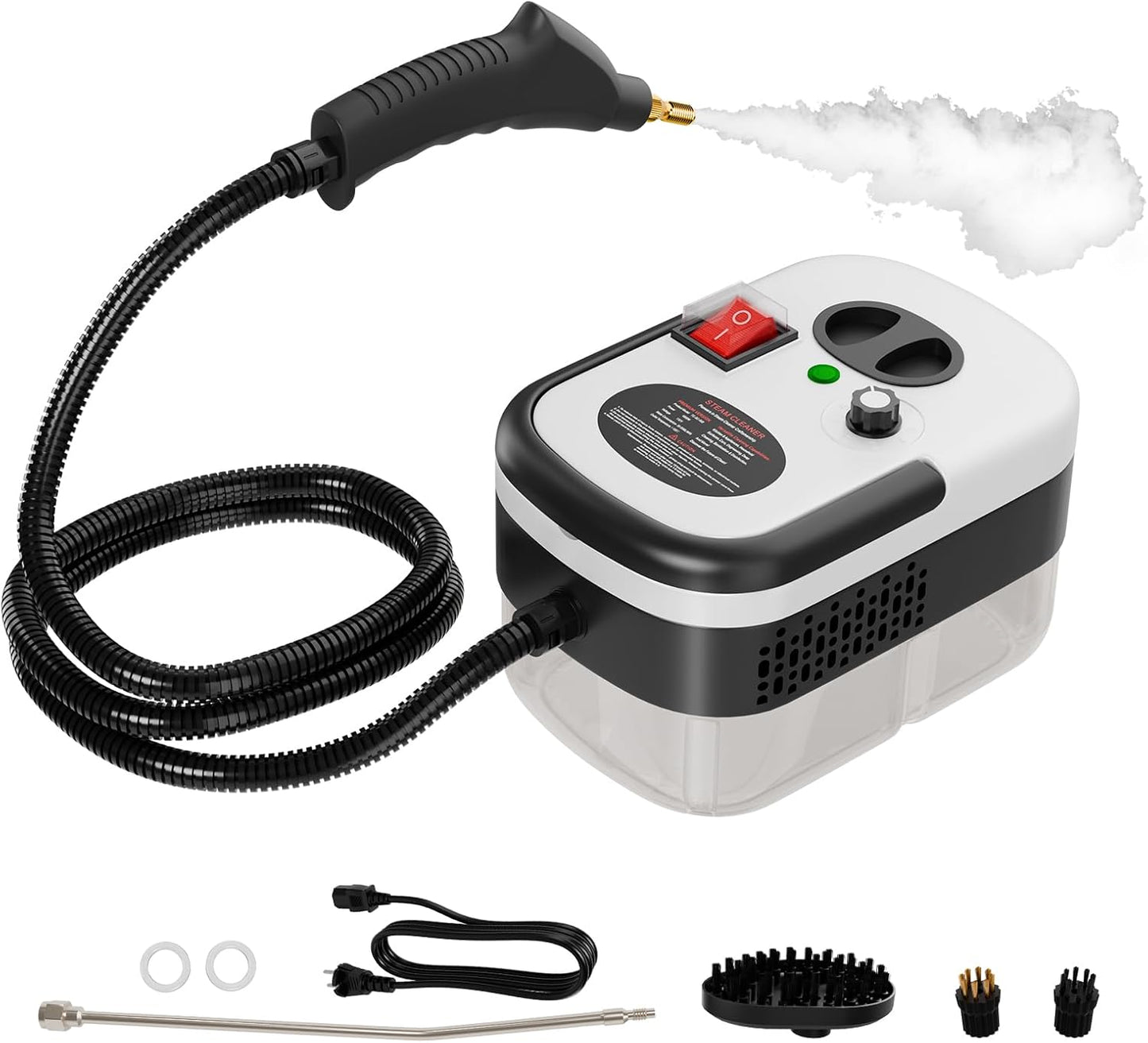 📢📢50 % OFF !!⏰⏰2500W Handheld High-Temperature Pressurized Steam Cleaner