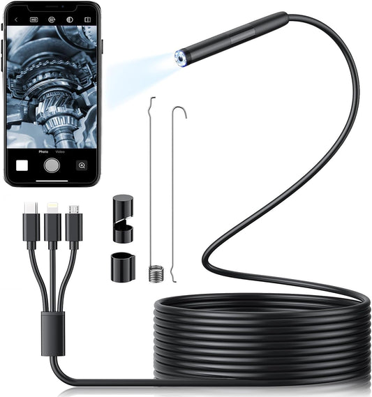 🔥HOT SALE 49% OFF🔥Endoscope camera – waterproof, 6-LED, adjustable mini camera