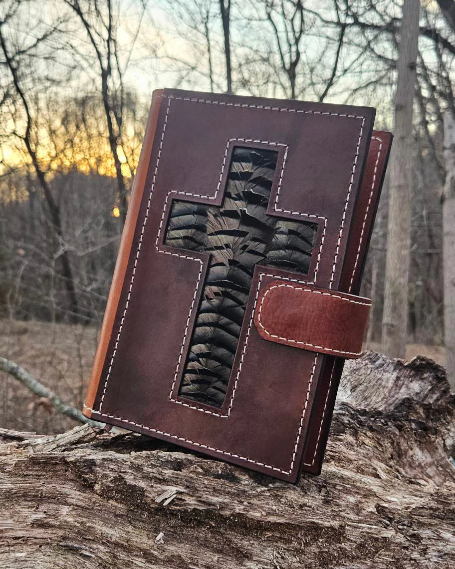 🔥Last Day 49% OFF - ✝️📚Handcrafted Leather Bible & Book Covers