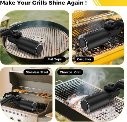 🔥HOT SALE 49% off🔥Upgraded Electric Grill Brush – Wireless Charging Grill Cleaning Brush