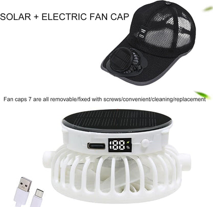 🔥HOT SALE 49% OFF 🔥 Breathable Solar USB Fan Hat