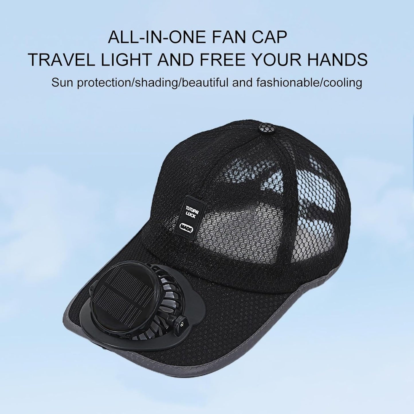 🔥HOT SALE 49% OFF 🔥 Breathable Solar USB Fan Hat