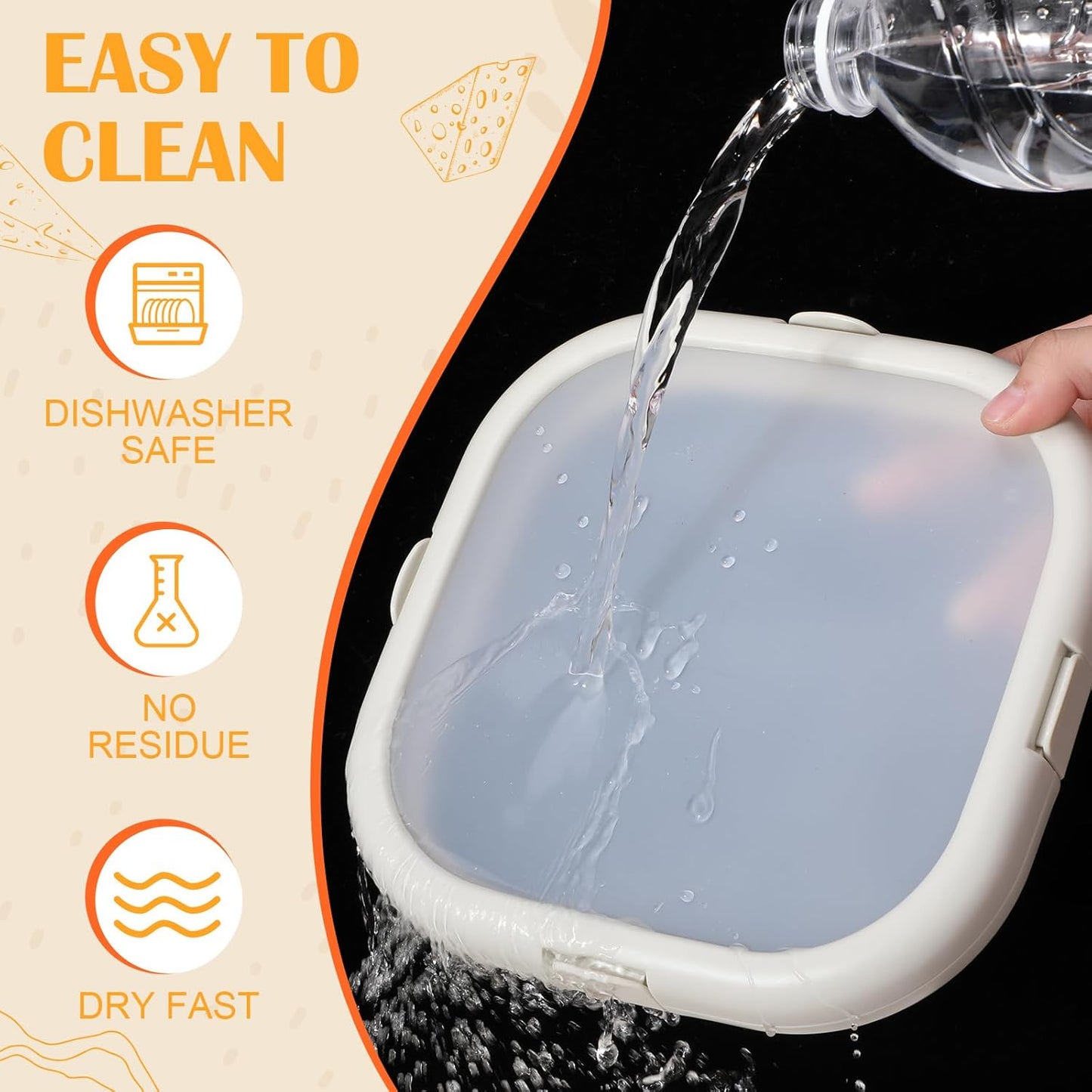 🌸Spring Sale 50% OFF☘️Reusable Dual-Silicone Food Storage Containers