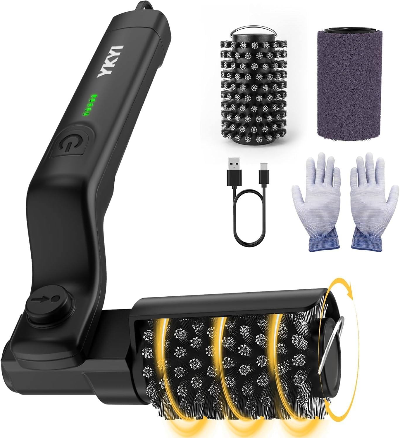 🔥HOT SALE 49% off🔥Upgraded Electric Grill Brush – Wireless Charging Grill Cleaning Brush