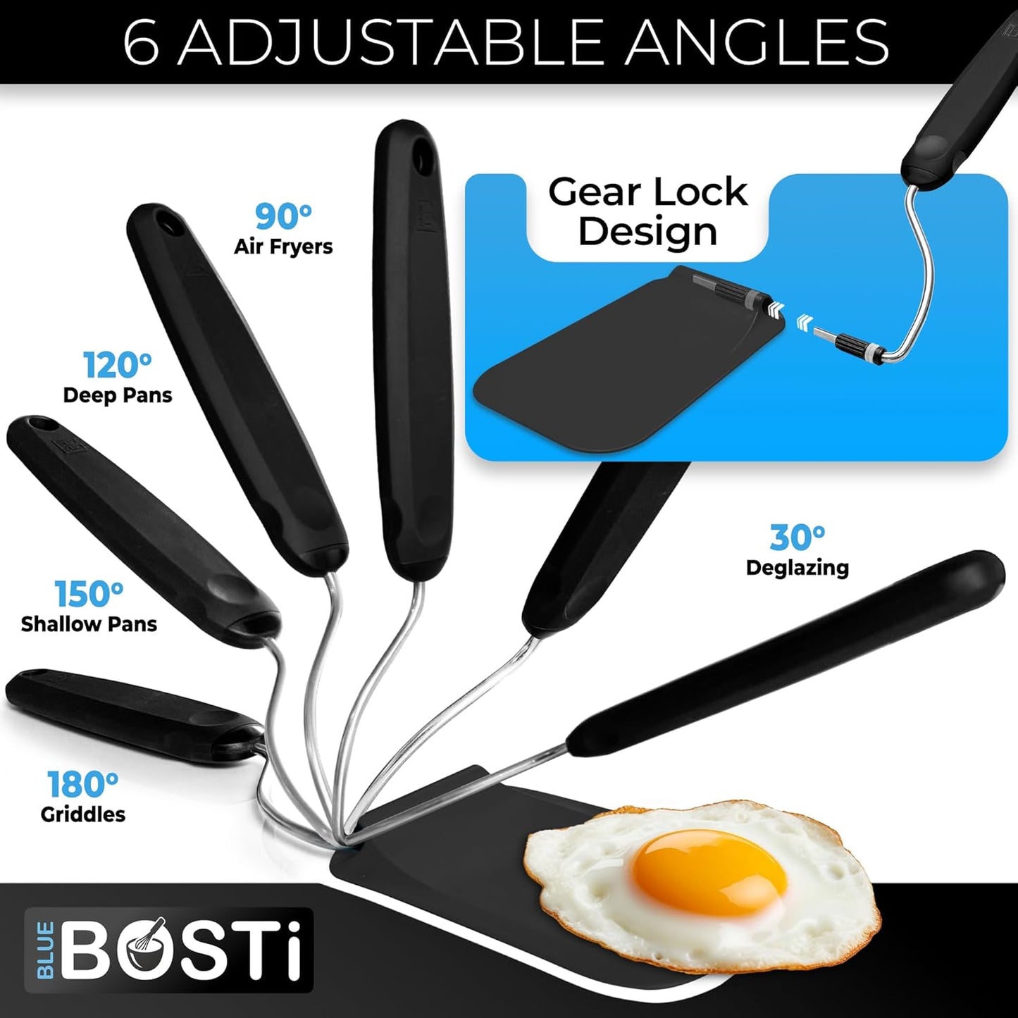 Adjustable Angle Spatula - New PPSU material