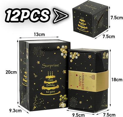 Birthday Surprise Money Explosion Box, Folding Pop up Money Gift Box