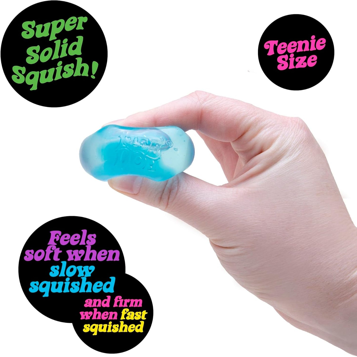 🔥HOT SALE 49% OFF 🔥 Schylling NeeDoh Nice Ice Baby 4 Pack - Sensory Squeeze Toy - 1.5" in Diameter