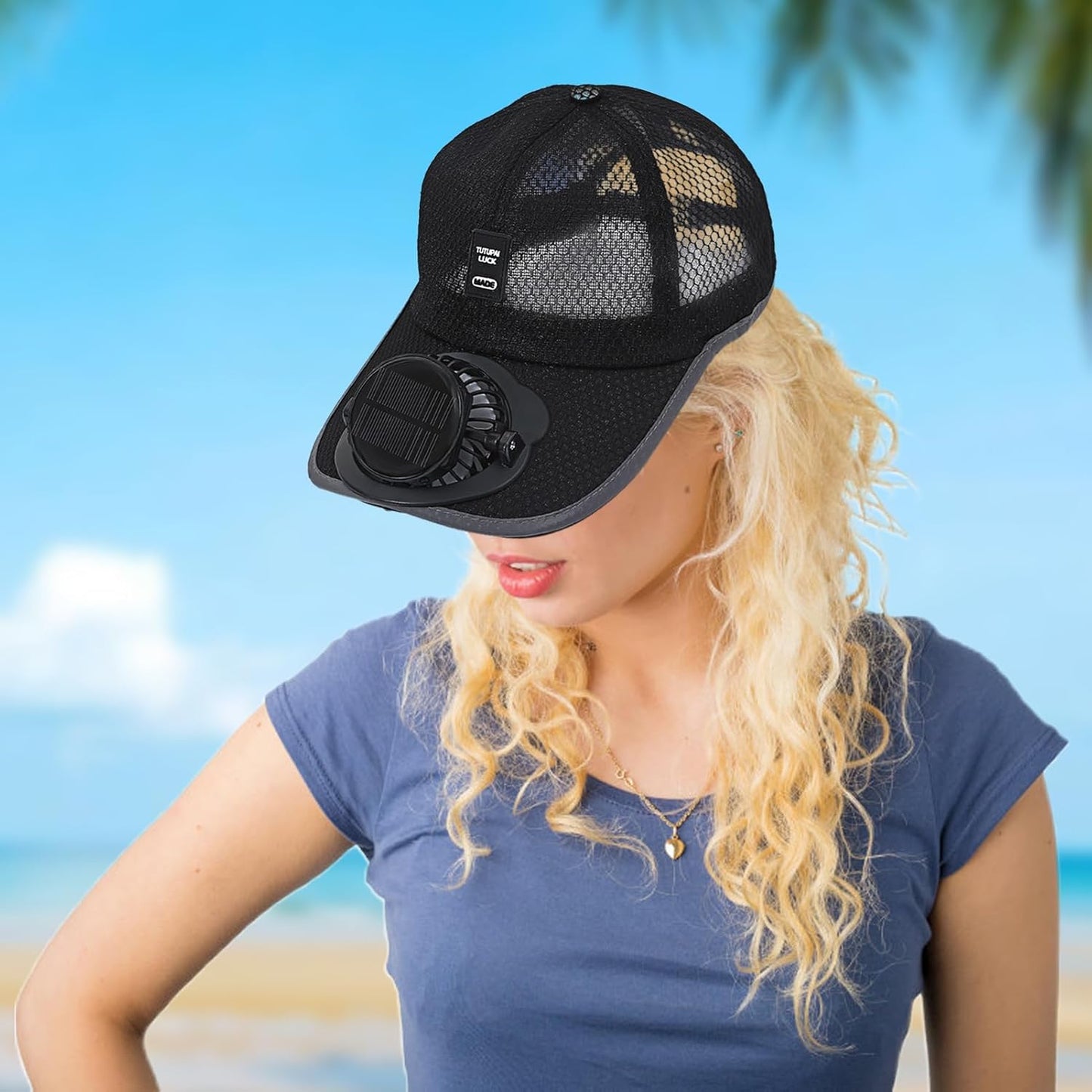 🔥HOT SALE 49% OFF 🔥 Breathable Solar USB Fan Hat