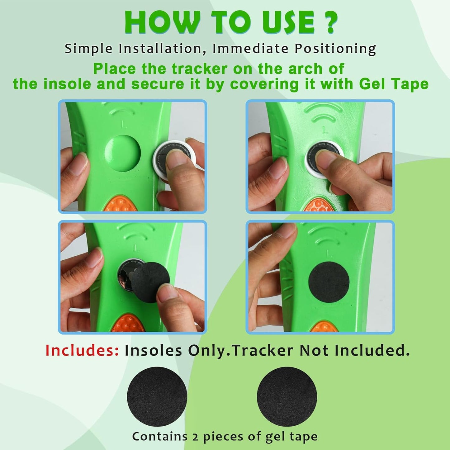 🔥Last Day 49% OFF - Ailaka Shoe Insoles for Airtag Hidden Holder Kids & Adults