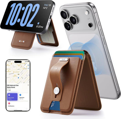 🔥HOT SALE 49% OFF🔥Magsafe RFID Blocking Magnetic Wallet with Adjustable Stand
