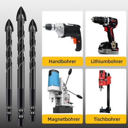 MaxBore™ - Tungsten Carbide Drill Bit Set