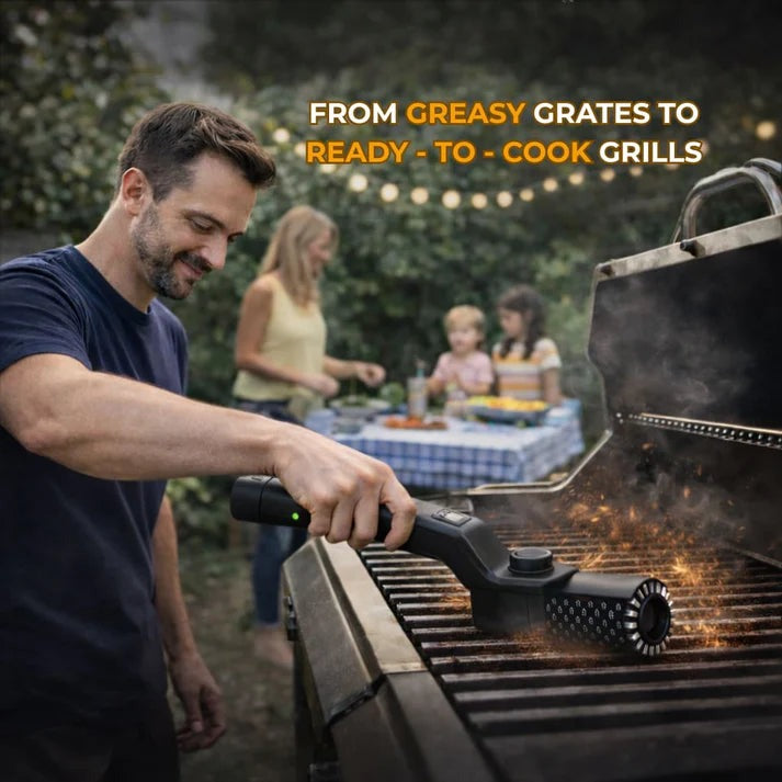 🔥 49% OFF NOW! 🍖 Cordless Electric BBQ Brush Cleaner – Deep Cleaning