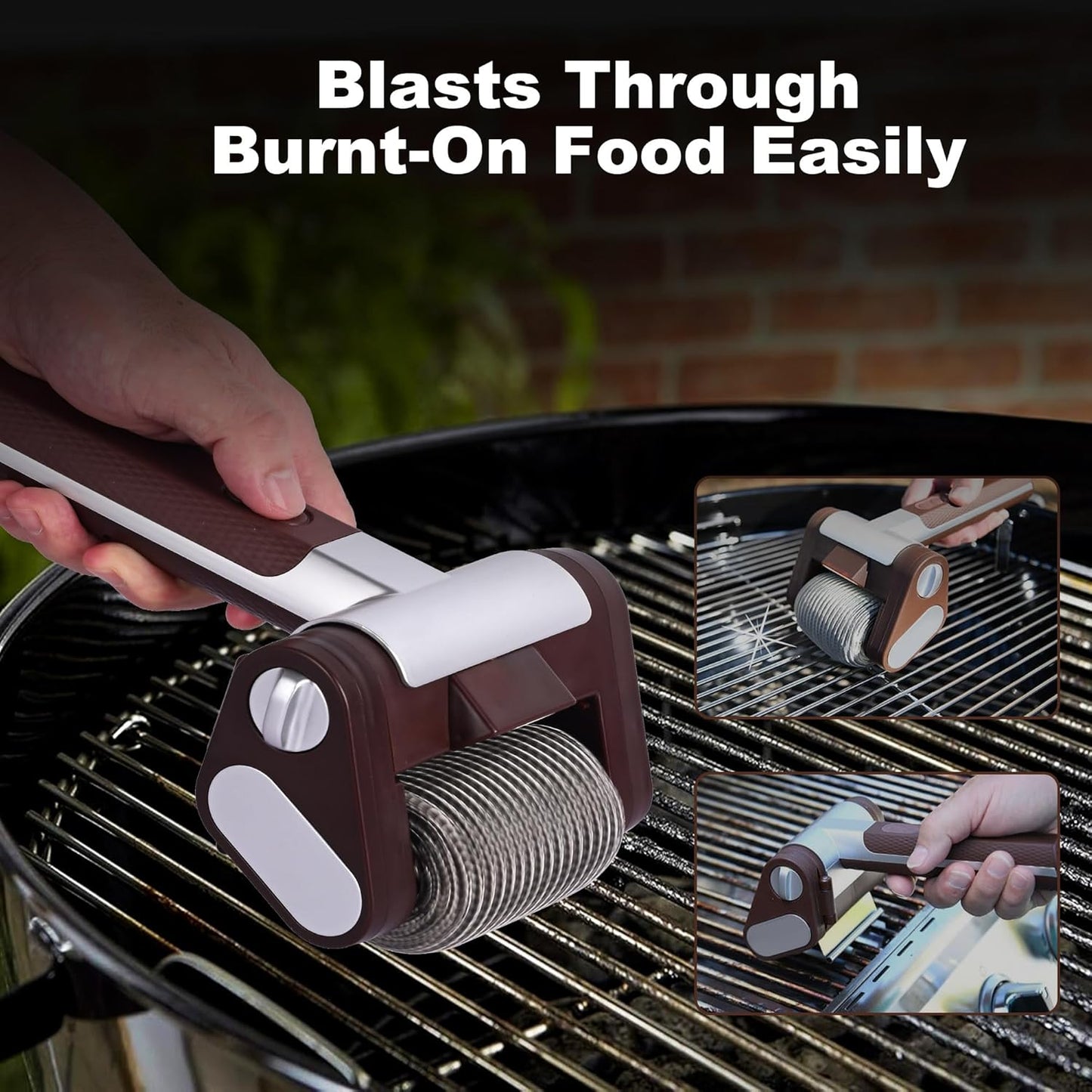 Electric Grill Cleaner Bristle Free – Cordless