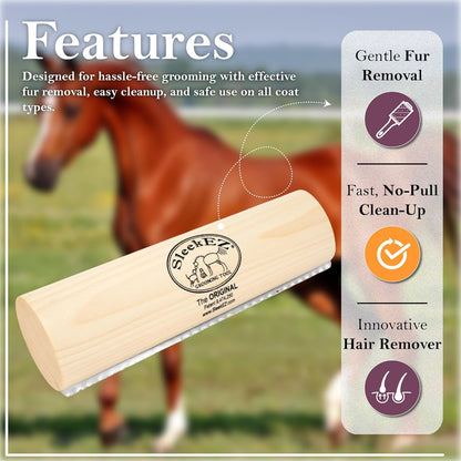 Original Deshedding Grooming Tool for Dogs, Cats & Horses  - Painlessly Remove 95% of Loose, USA Made