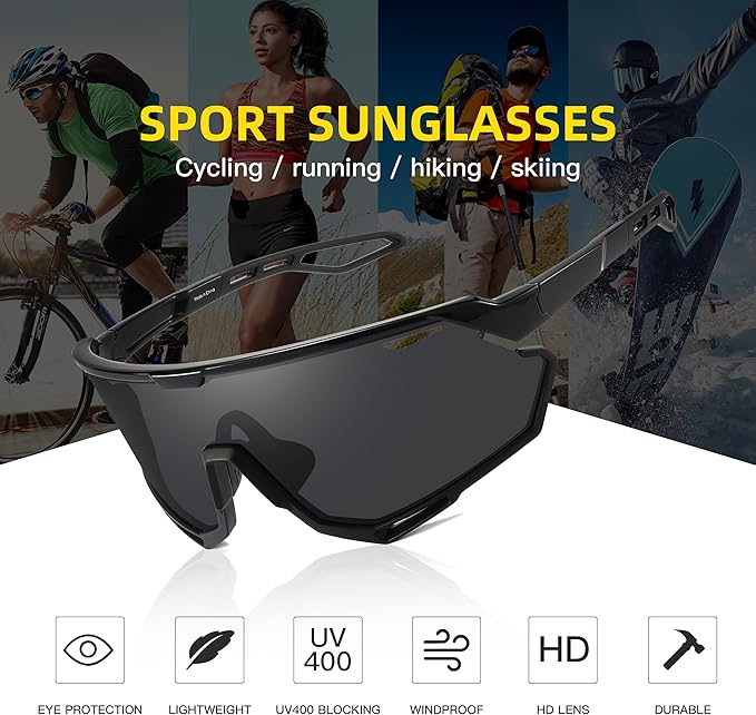 🔥HOT SALE 49% off 🔥Baseball Sunglasses for Men Women – Designed for Outdoor Sports
