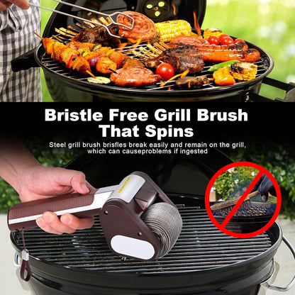 Electric Grill Cleaner Bristle Free – Cordless