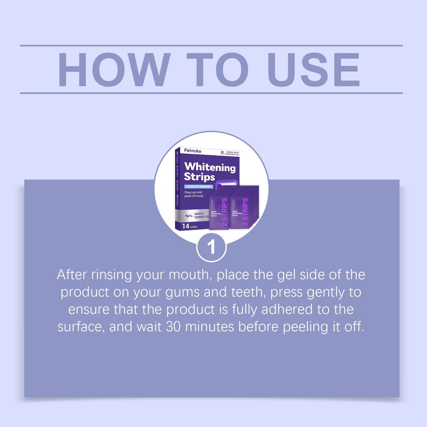 🦷 Whitening Strips: Brighter Smile in 30 Mins💜