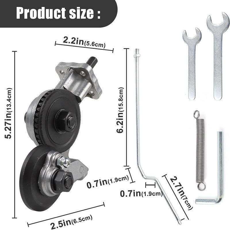 ⚙️Electric Drill Metal Cutter Attachment – Metal Gear, Precise, Lightweight, Safe