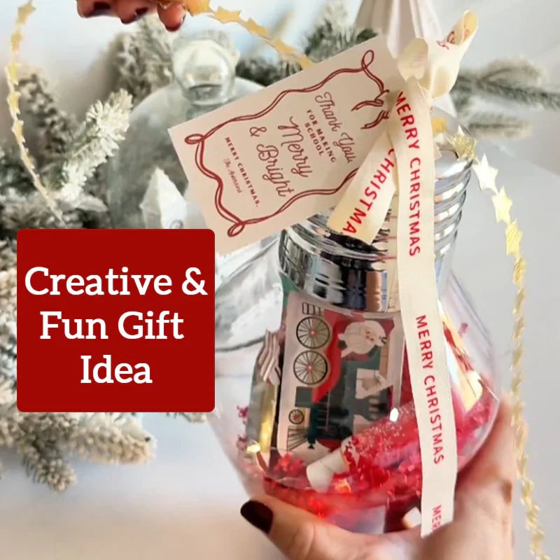 💡Christmas Hot Sale✨Christmas Light Bulb Gift Jar