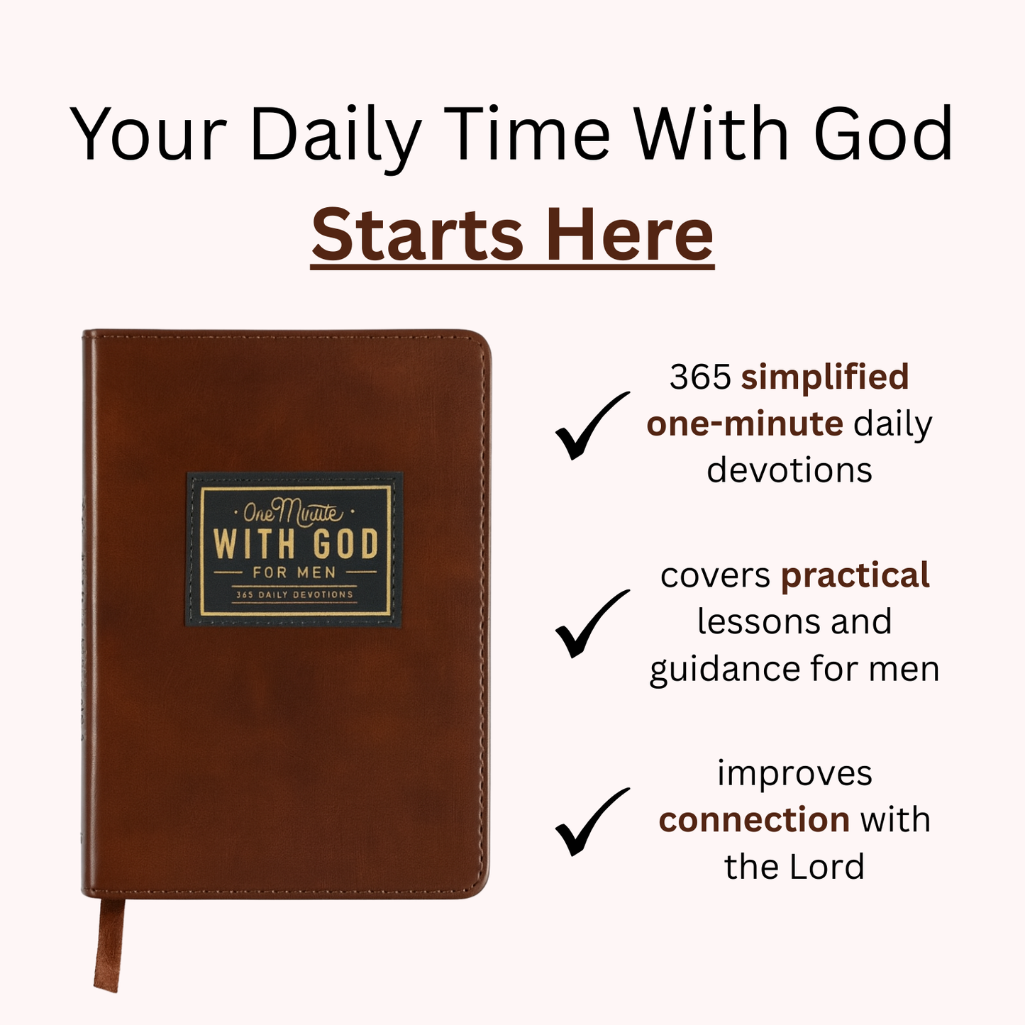 🔥LAST DAY SALE 45% OFF-🔥 One Minute with God — 365 Devotions
