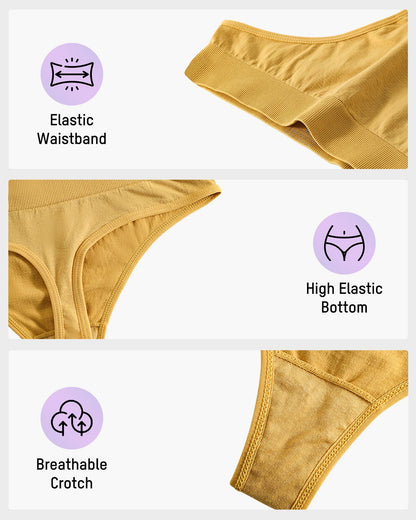 🔥Hot Sale 50% OFF🔥 Comfort Seamless Sport Thong Panties (5 Pack)