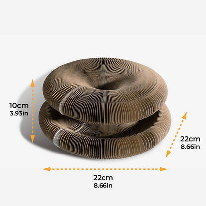 Cat Self-Play Foldable Mushroom Scratcher Tunnel Chaser Ball Toy