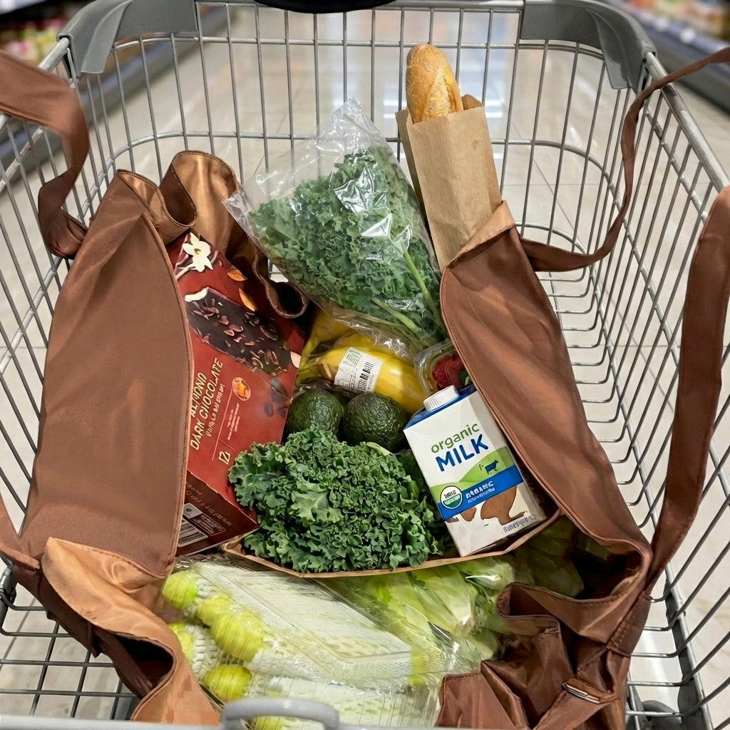 Foldable High-Capacity Market Tote