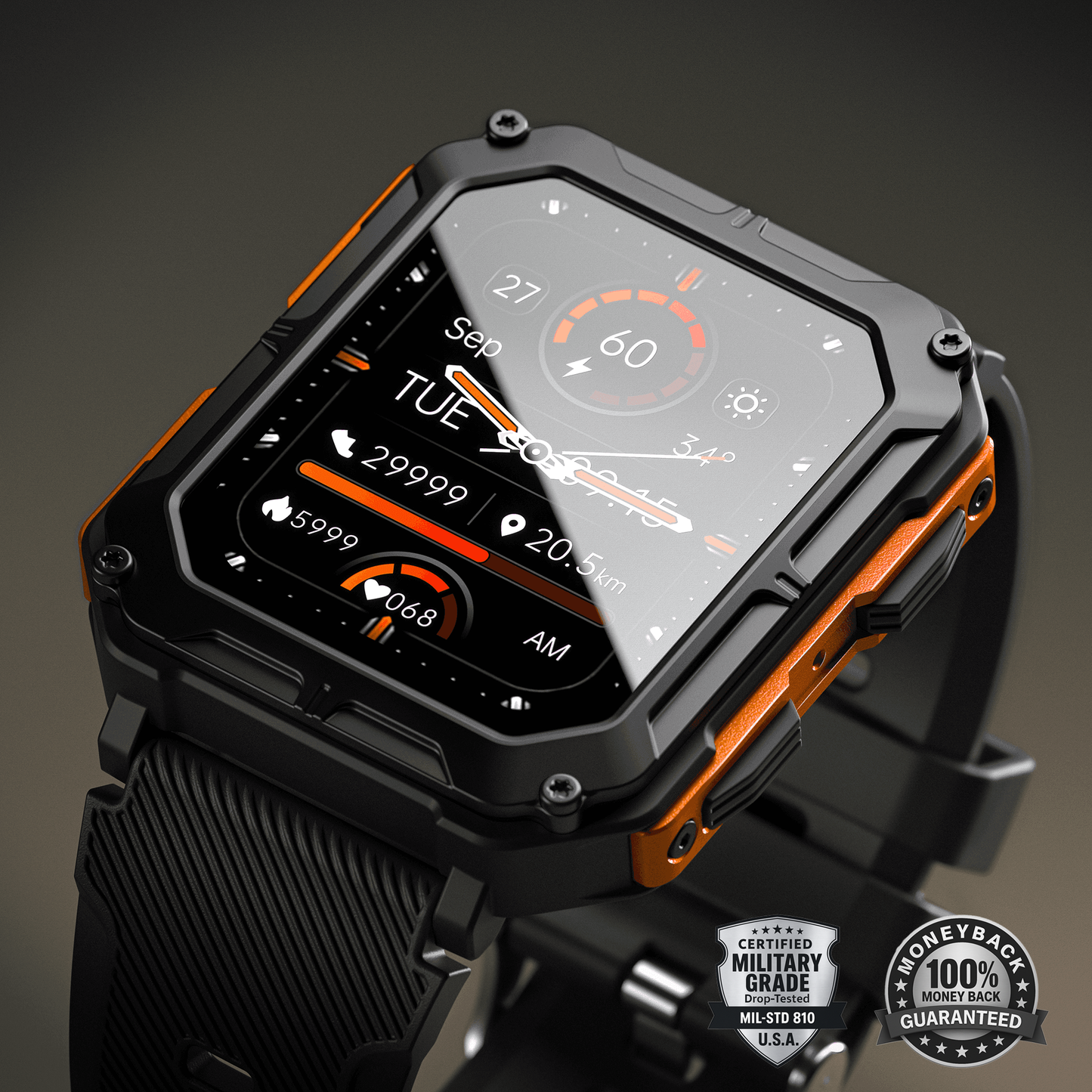 🔥HOT SALE 49% OFF 🔥The Indestructible Smartwatch--Equipped with GPS and heart rate monitoring