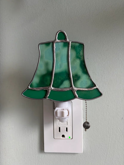 ✨ Vintage Stained Glass Plug-In Night Light