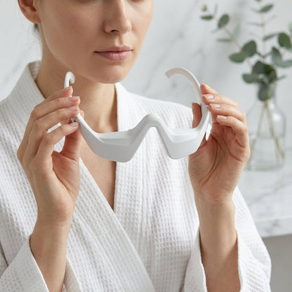 3-in-1 Red Light Eye Massager to Erase Dark Circles, Smooth Wrinkles & Awaken Tired Eyes